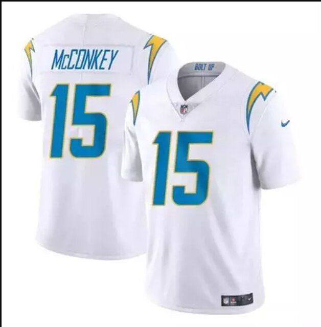 Men Los Angeles Chargers #15 Mcconkey white 2024 Nike NFL Jersey